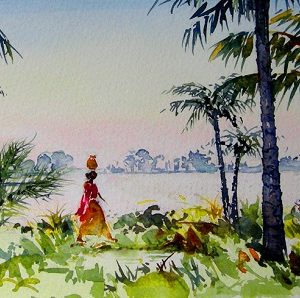 Art Safari South India, Kerala backwaters, Maxine Relton