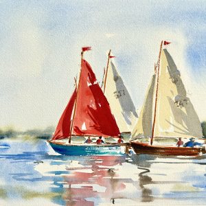Sat 09:15 - Demo: Simplicity in Watercolour - Whisstocks Slip - Led by Julia Cassels