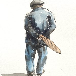 Fri 09:30 - Workshop: Quick Portraits - Bus Shelter - Led by Karen Pearson